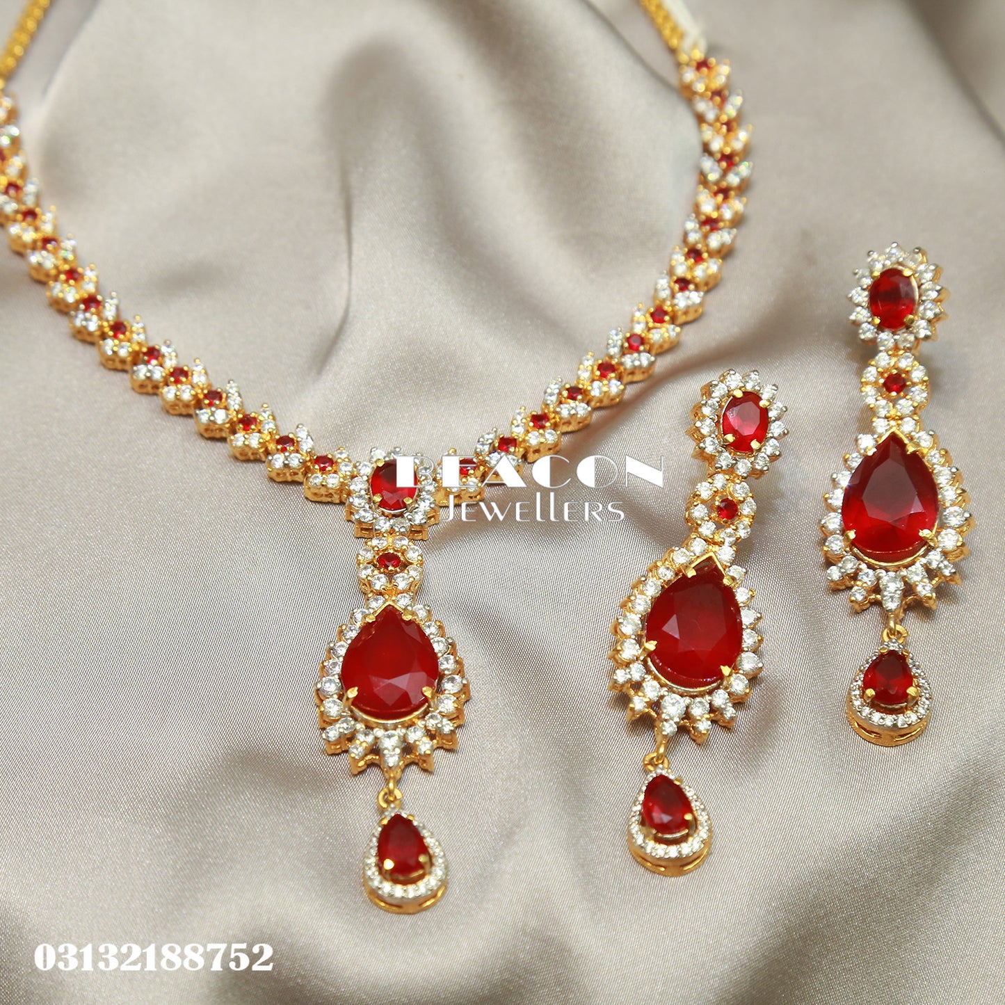Necklace Set With Earrings
