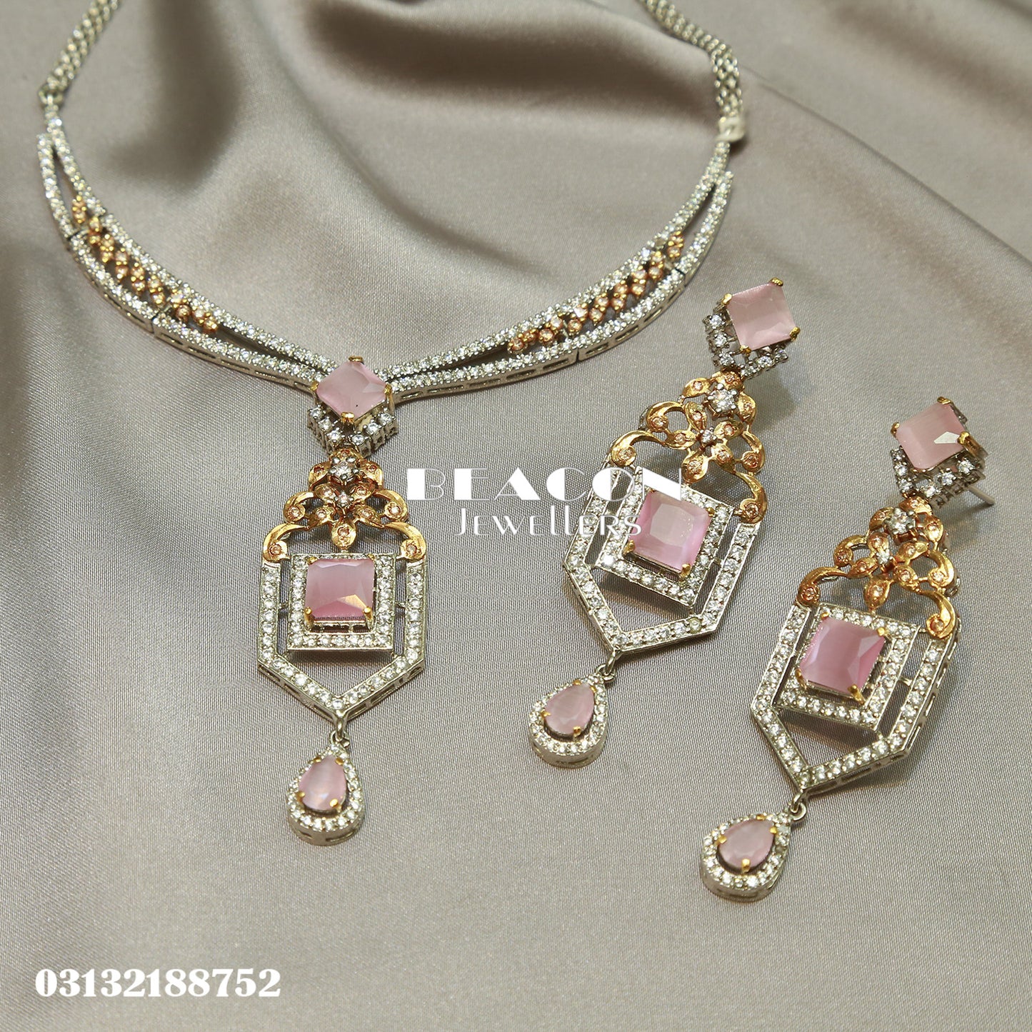 Necklace Set With Earrings