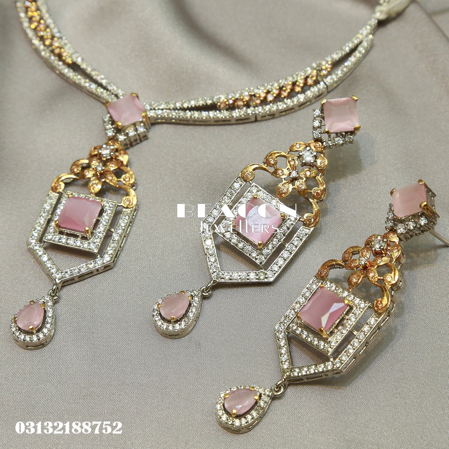 Necklace Set With Earrings