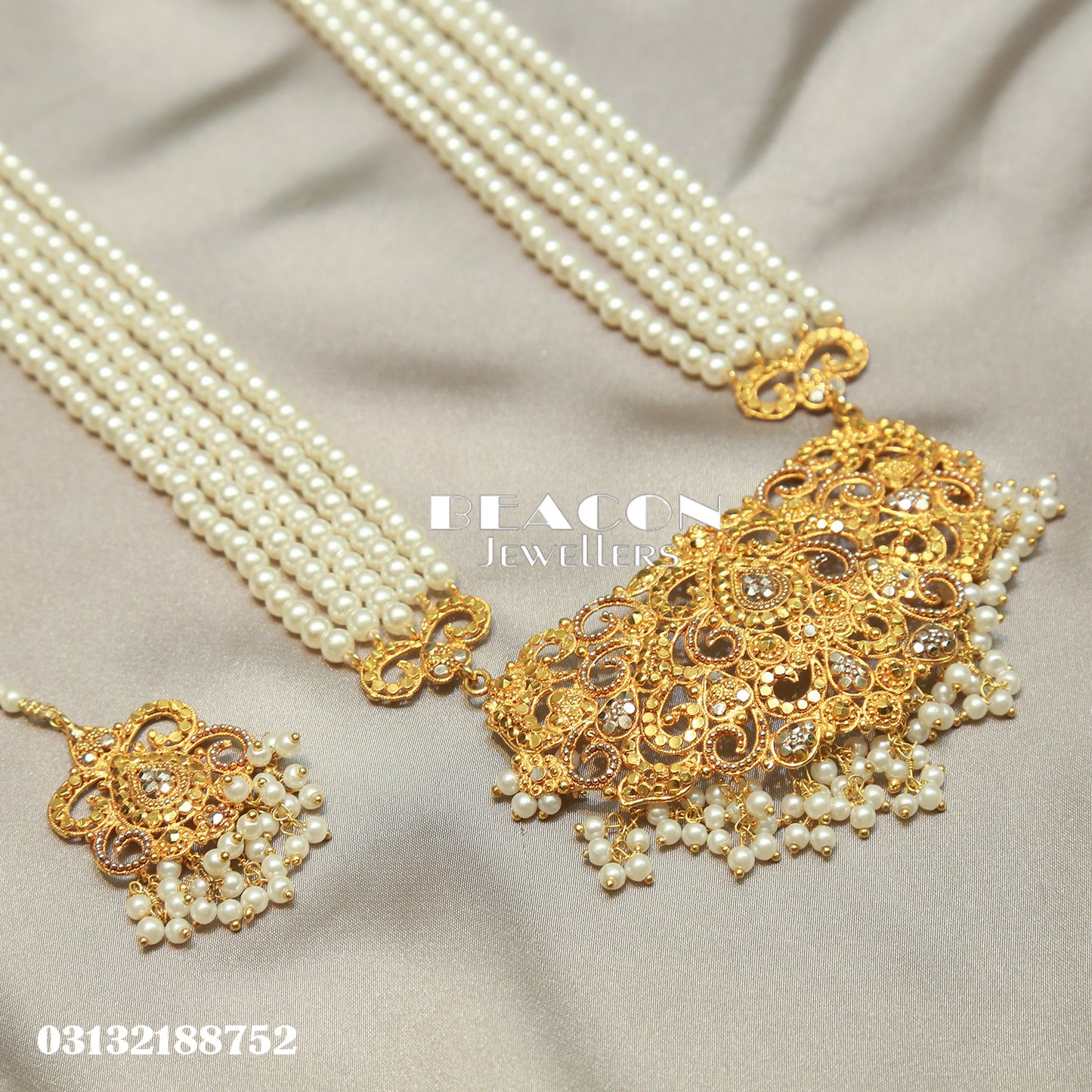 Choker Set With Maala Tika and Earrings