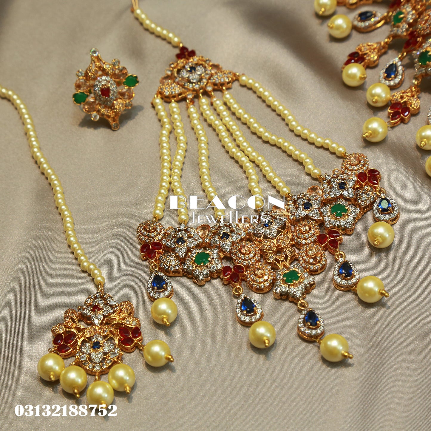 Choker Set Wth Tika Earrings Jhomar