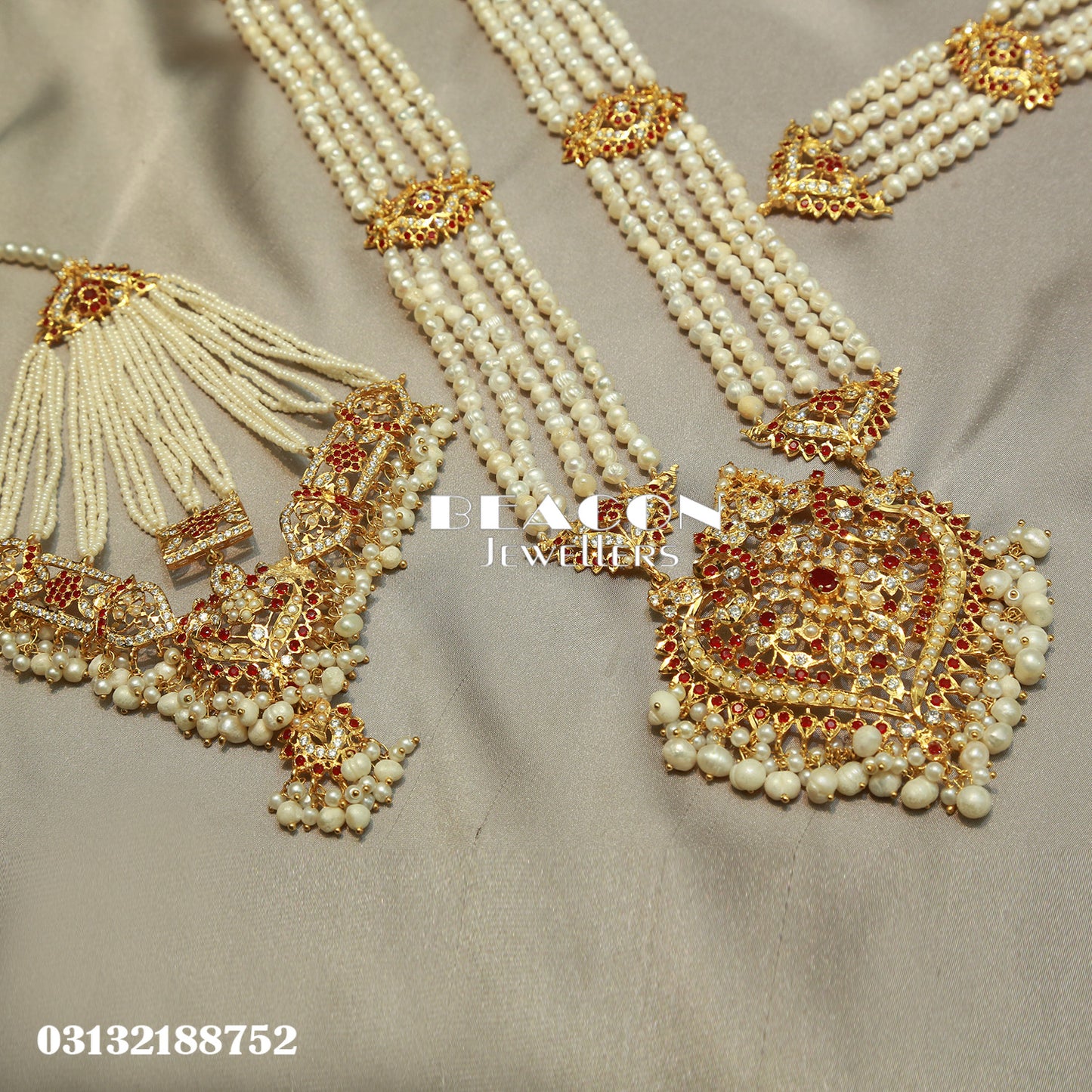 Choker Set With Mala Tika Jhumer Ring Earnings