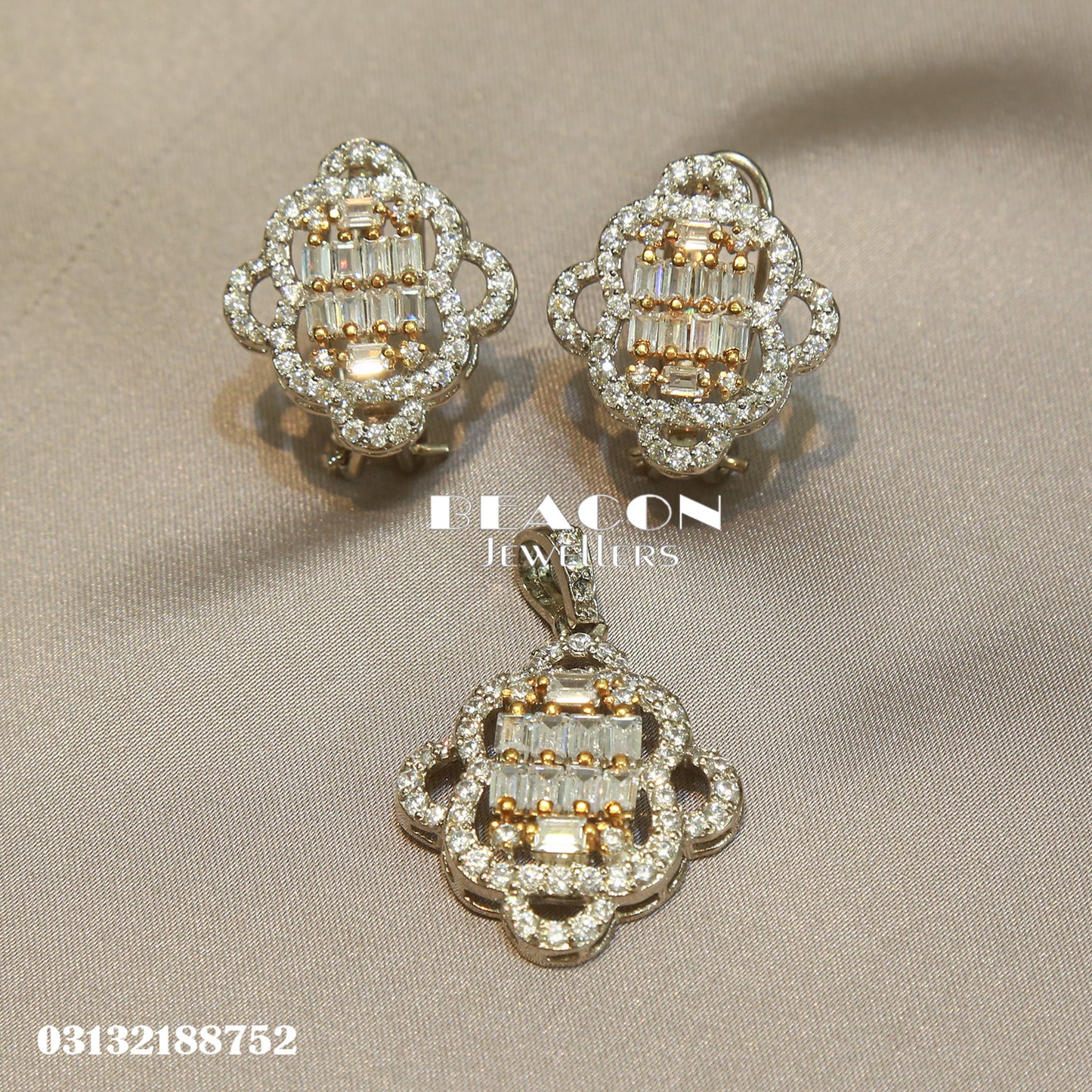 Locket and Earrings 51