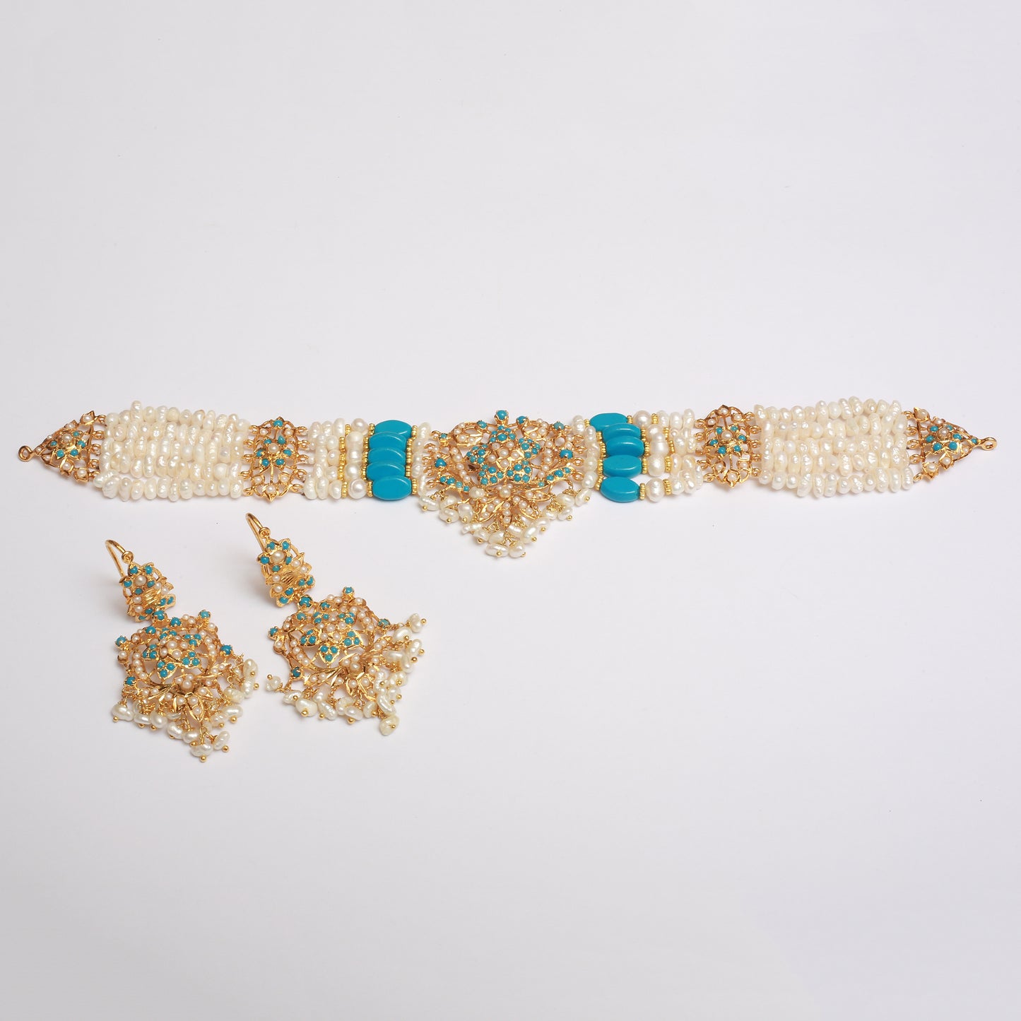 Choker Set With Earrings