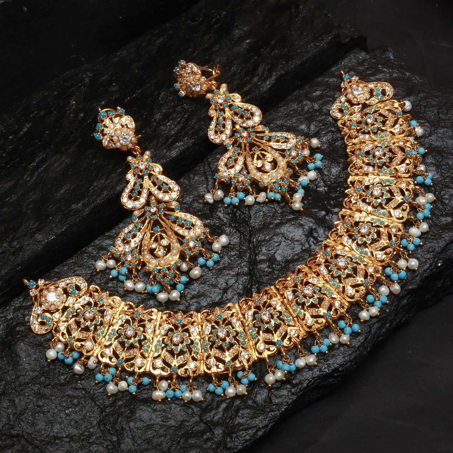 Necklace Set With Earrings