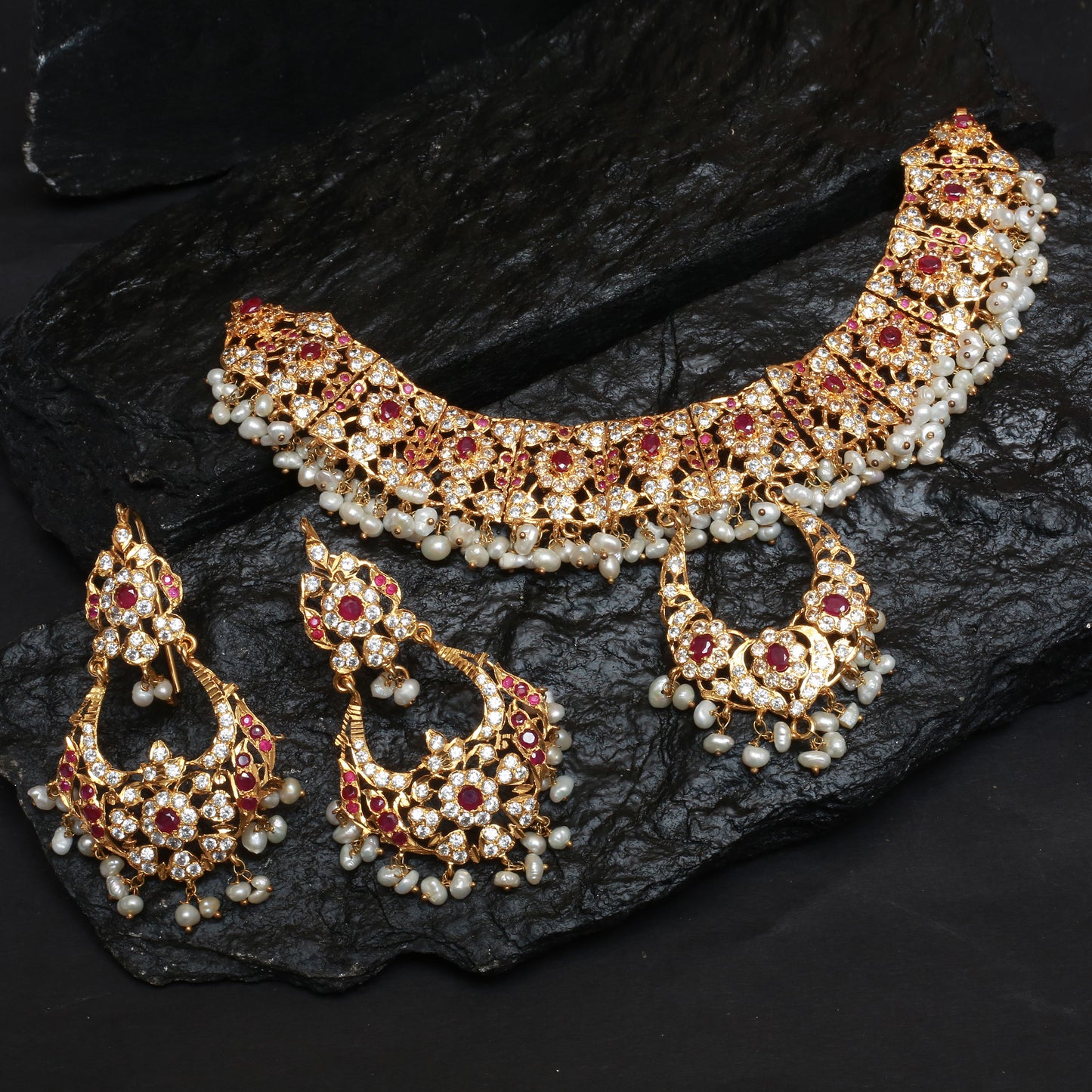 Necklace Set With Earrings