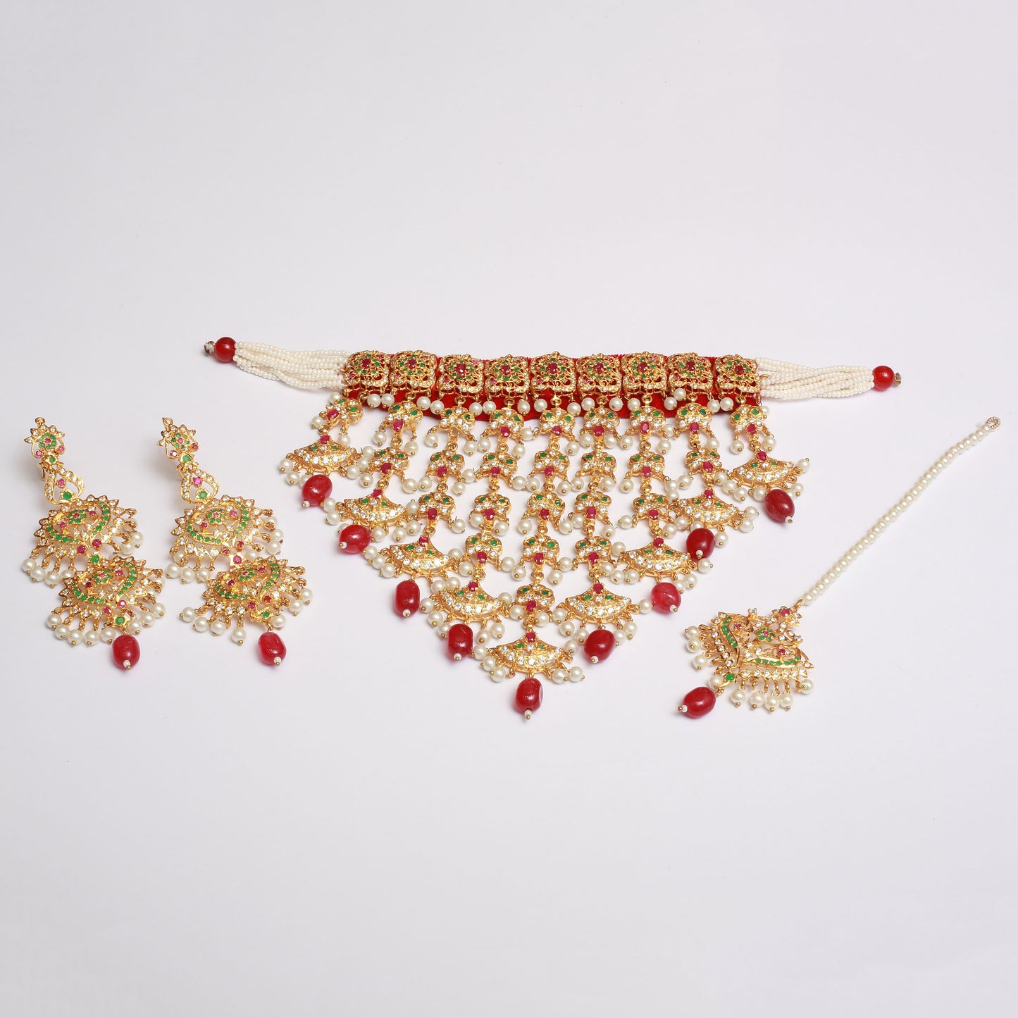 Necklace Set With Earrings Tika