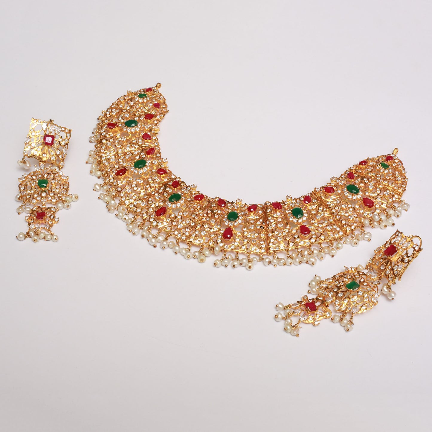 Necklace Set With Earrings