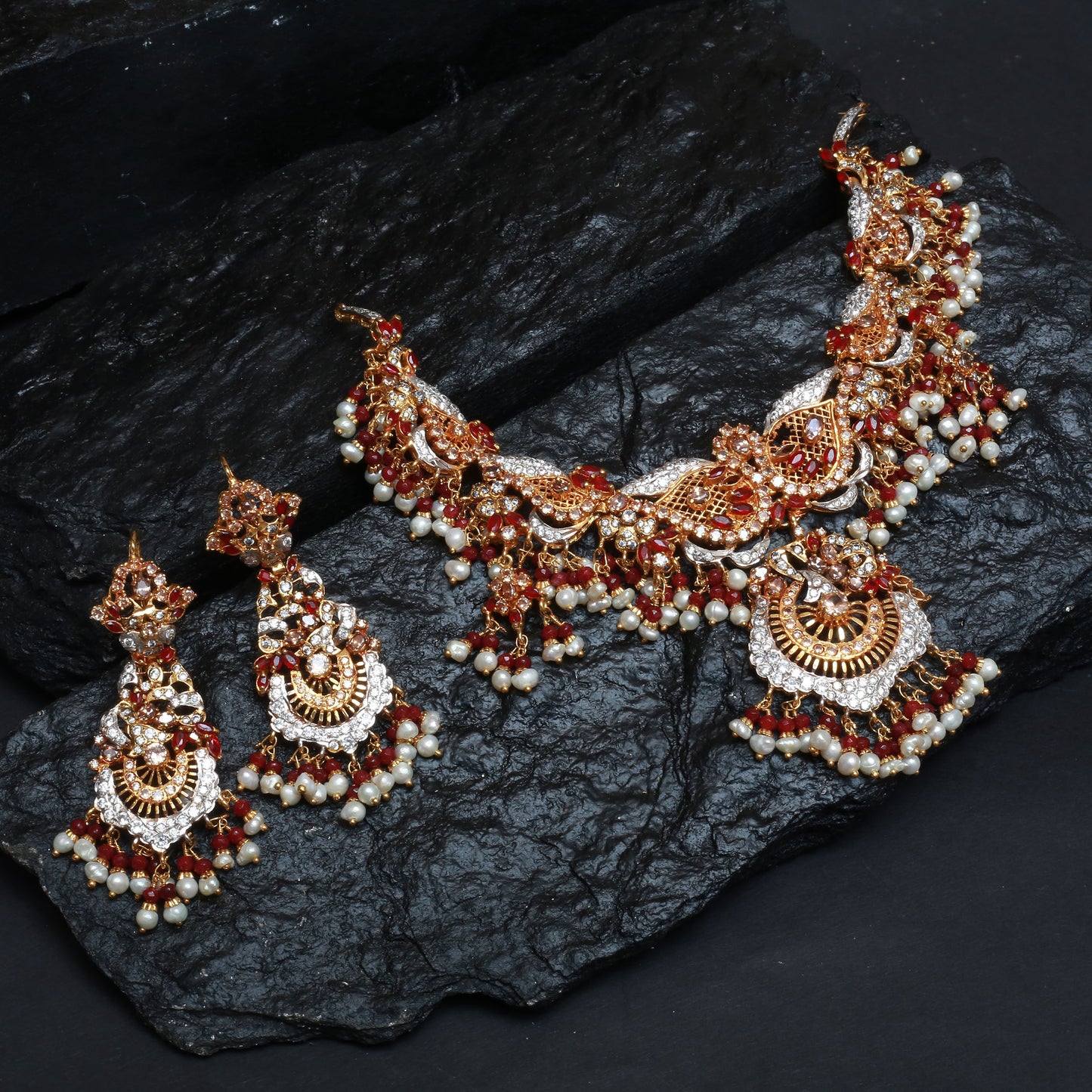 Necklace Set With Earrings