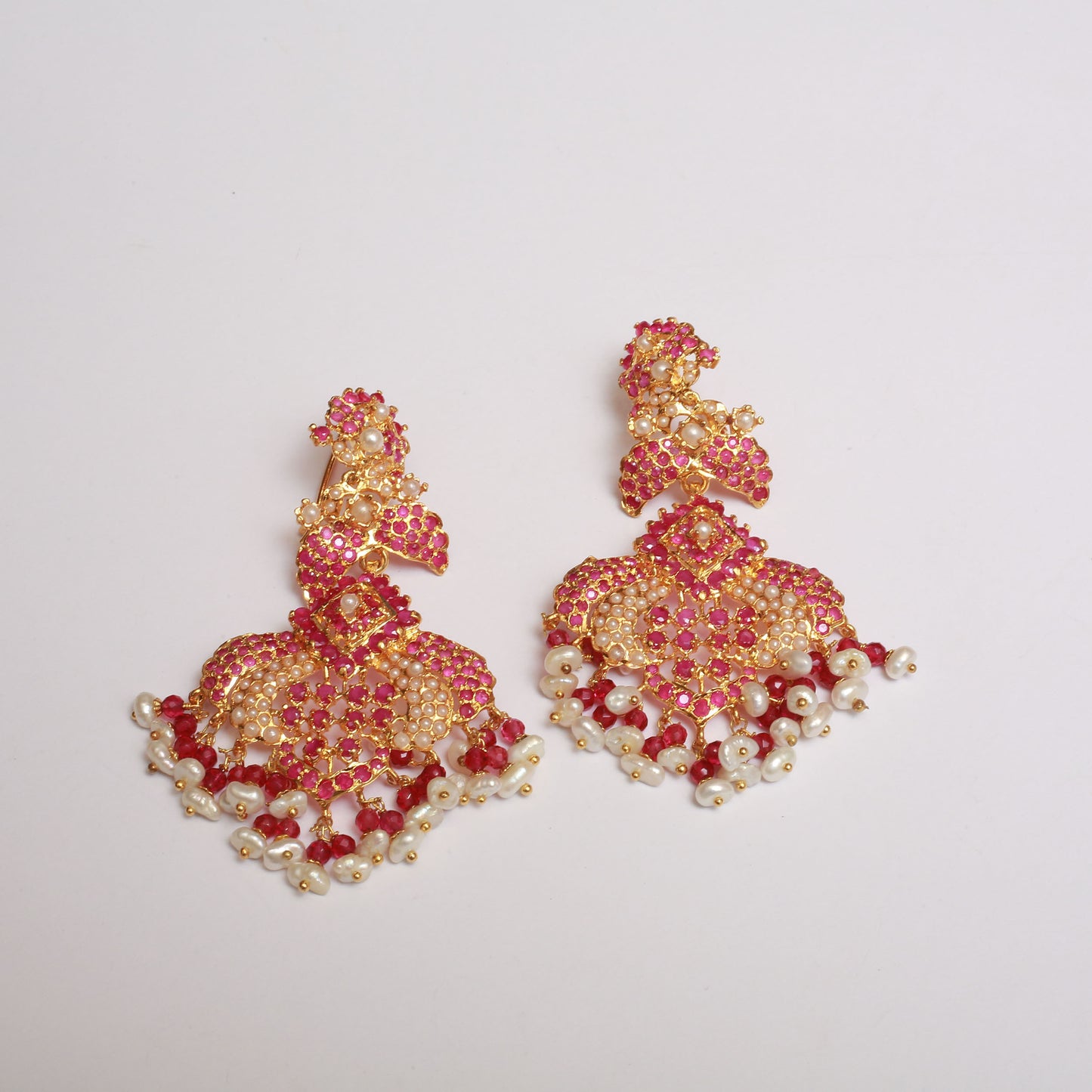 Earrings With Ruby