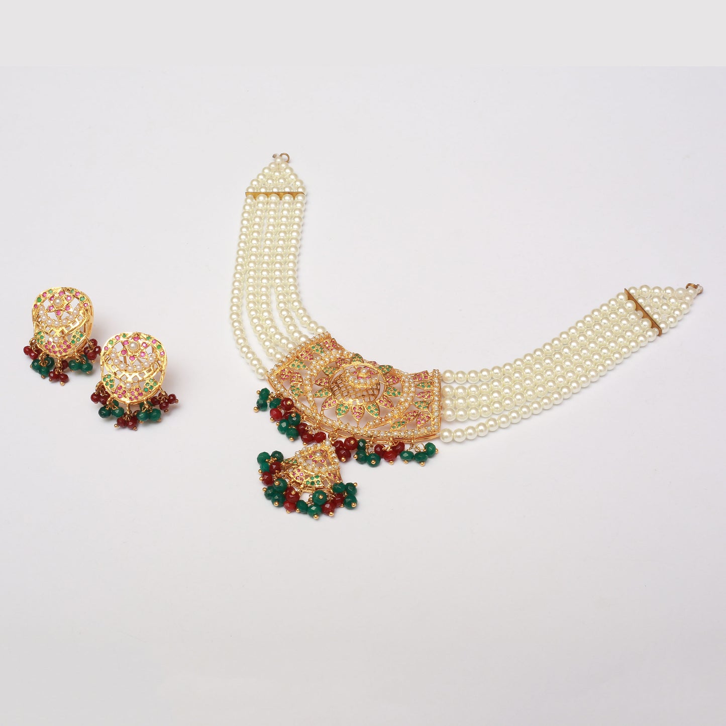 Necklace Set With Earrings