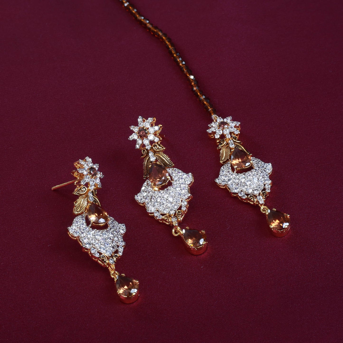 Necklace Set With Earrings Tika