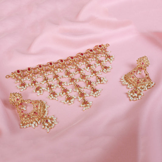 Necklace Set With Earrings