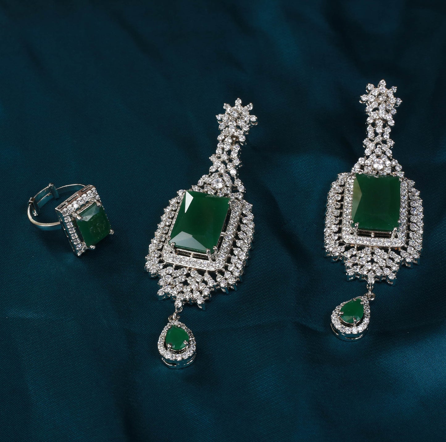 Necklace Set with Ring , Earrings