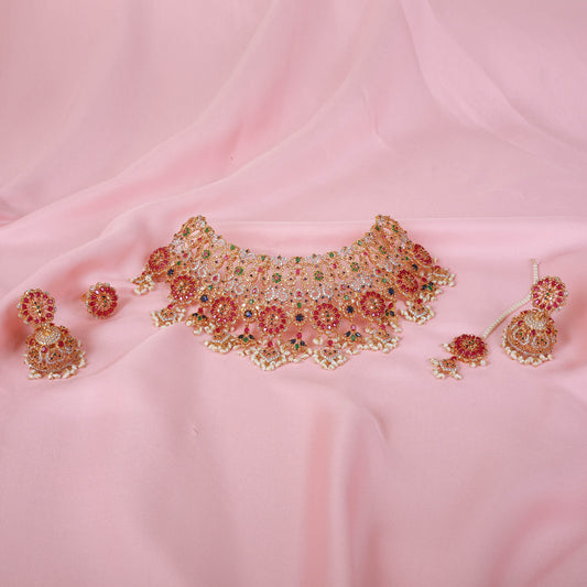 Necklace Set With Earrings Tika Ring