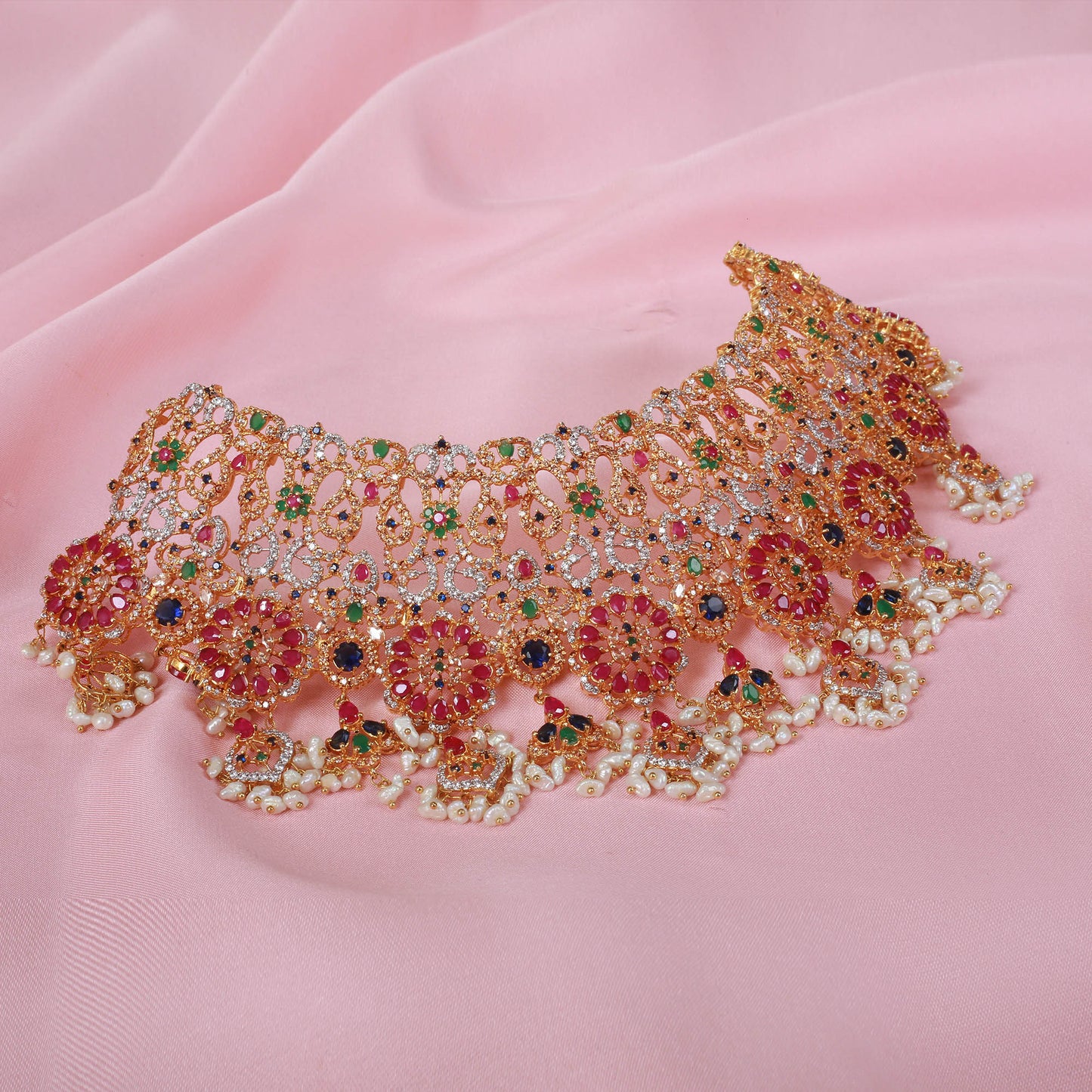 Necklace Set With Earrings Tika Ring