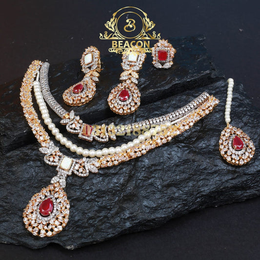 Necklace with Earning  , Tika ,Ring