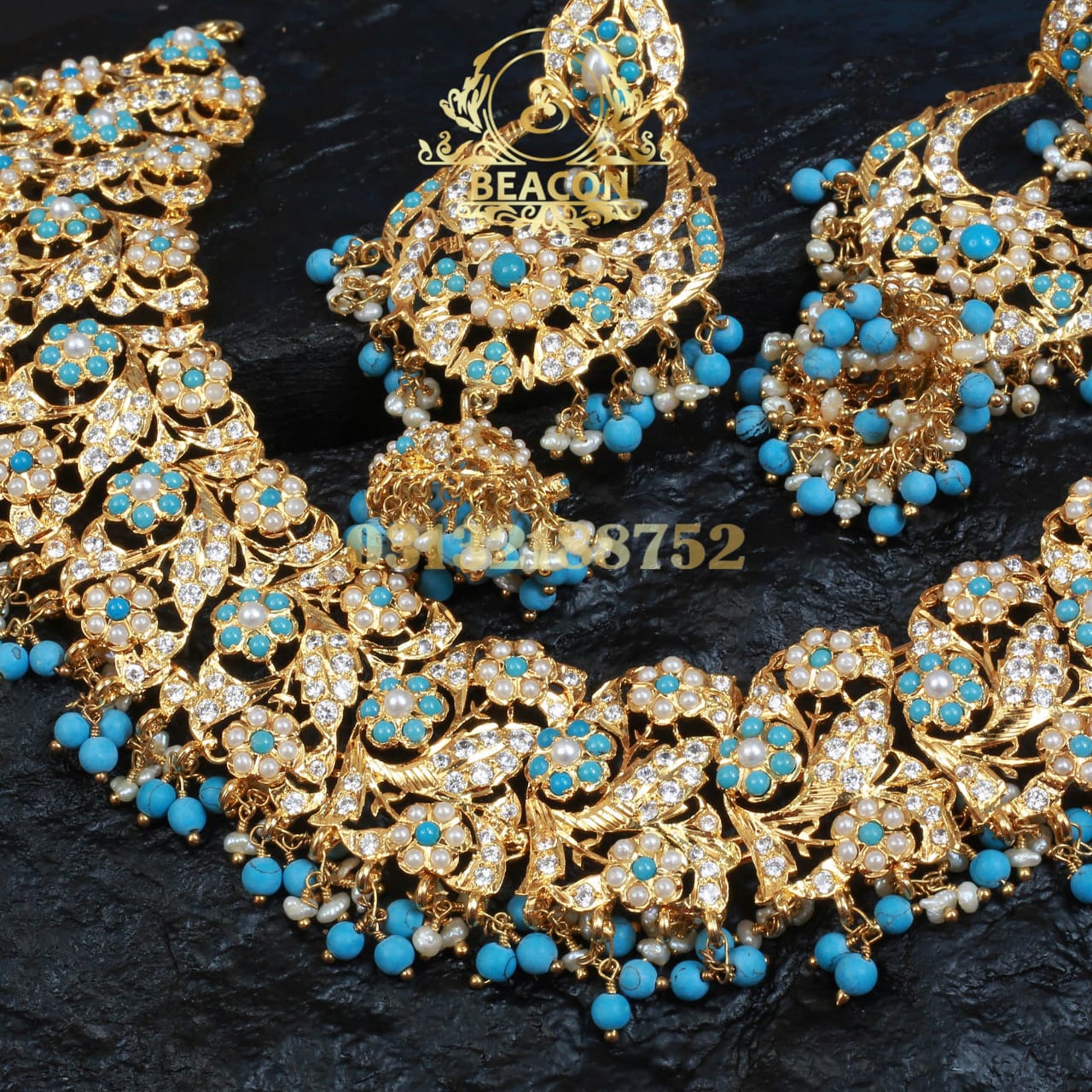 Necklace Set With Earning