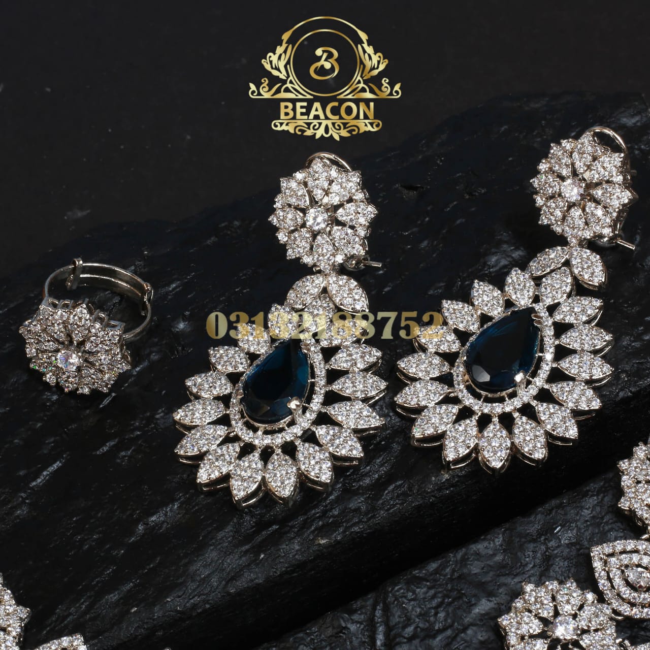 Necklace set with Earning ,Tika ,Ring