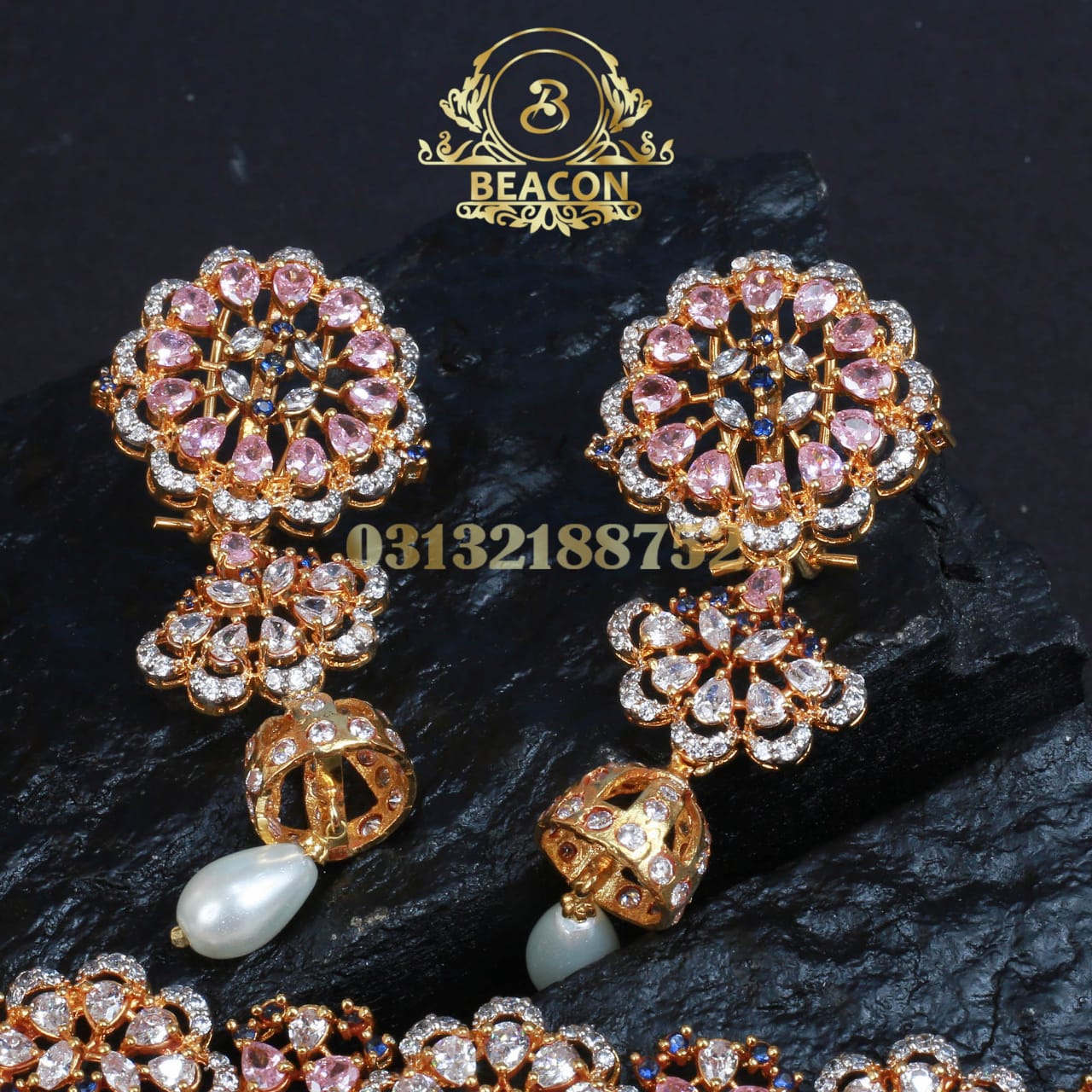 Necklace Set With Earning