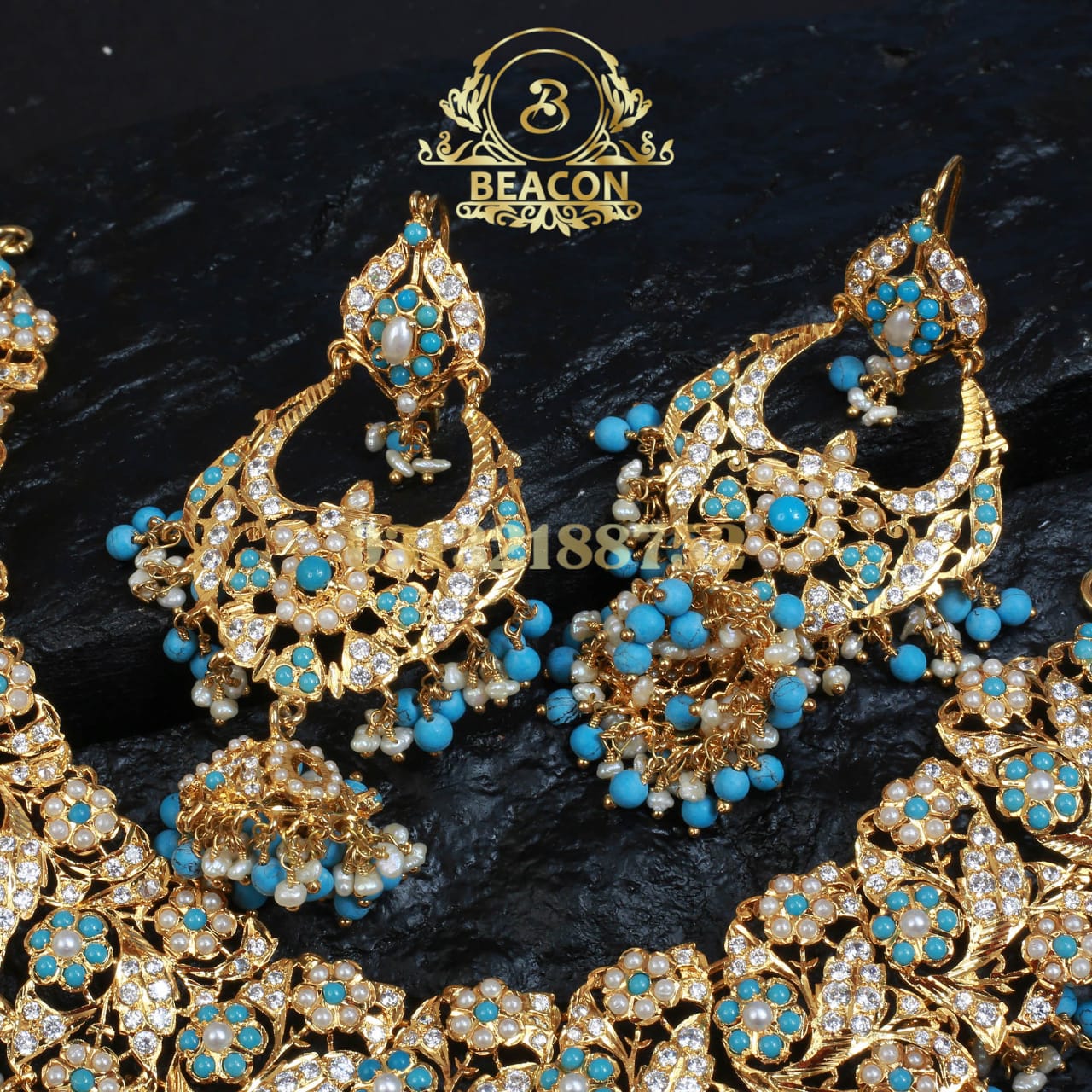 Necklace Set With Earning
