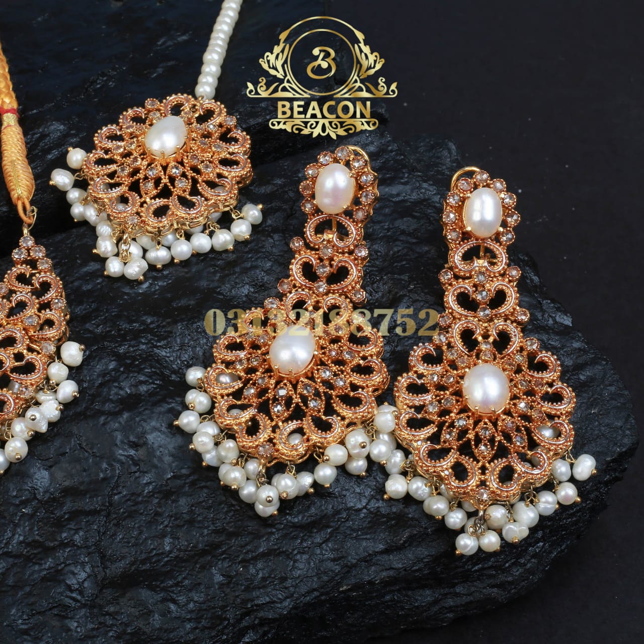 Necklace Set With Earning ,Tika ,Ring