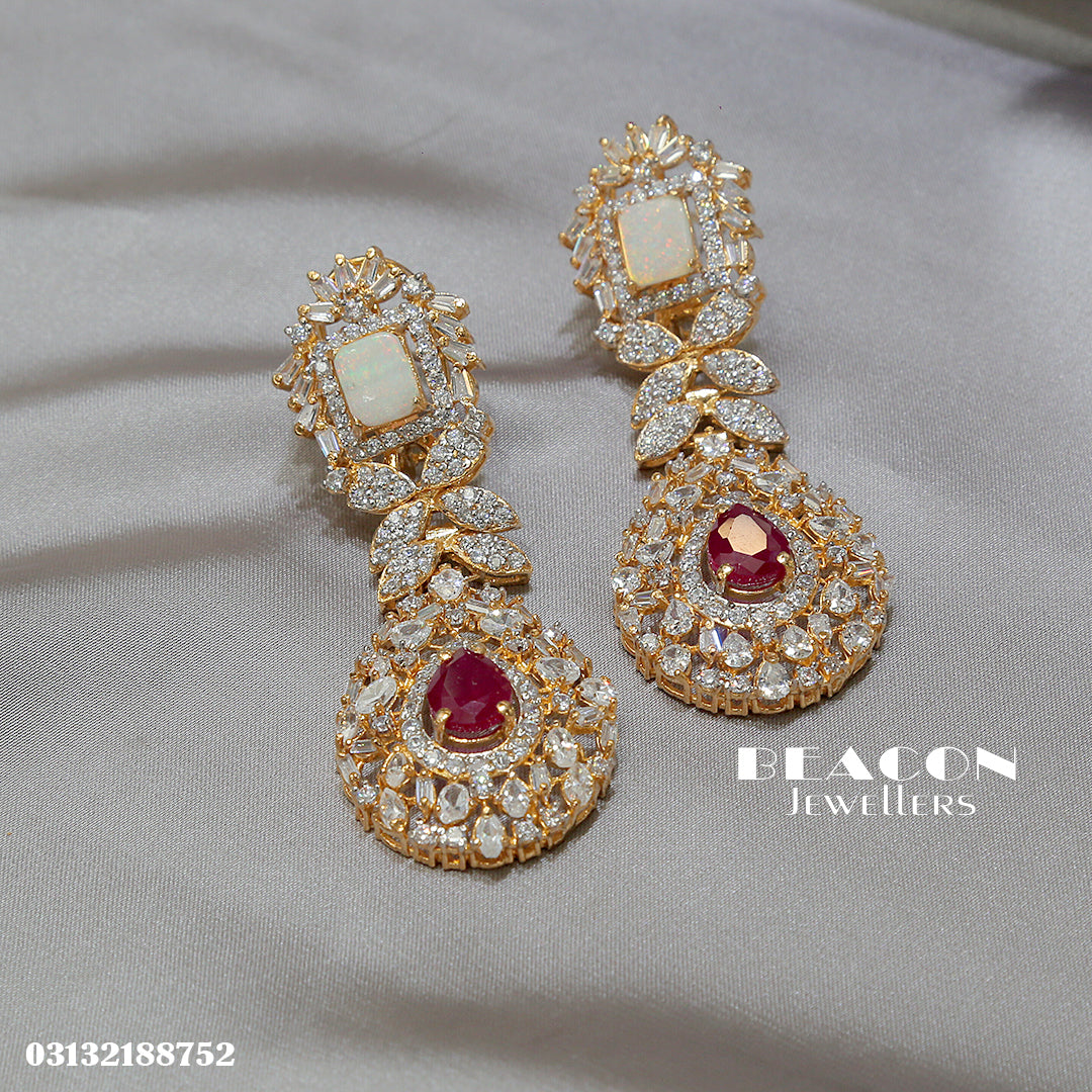 Necklace Set With Earrings Tika