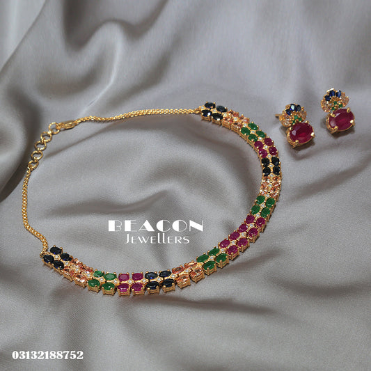 Necklace Set With Earrings
