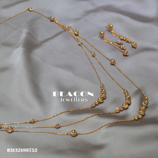 Mala  Set With  Earrings
