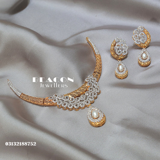 Necklace Set With Earrings