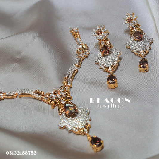 Necklace Set With Earrings