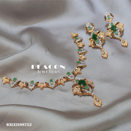 Necklace Set With Earrings