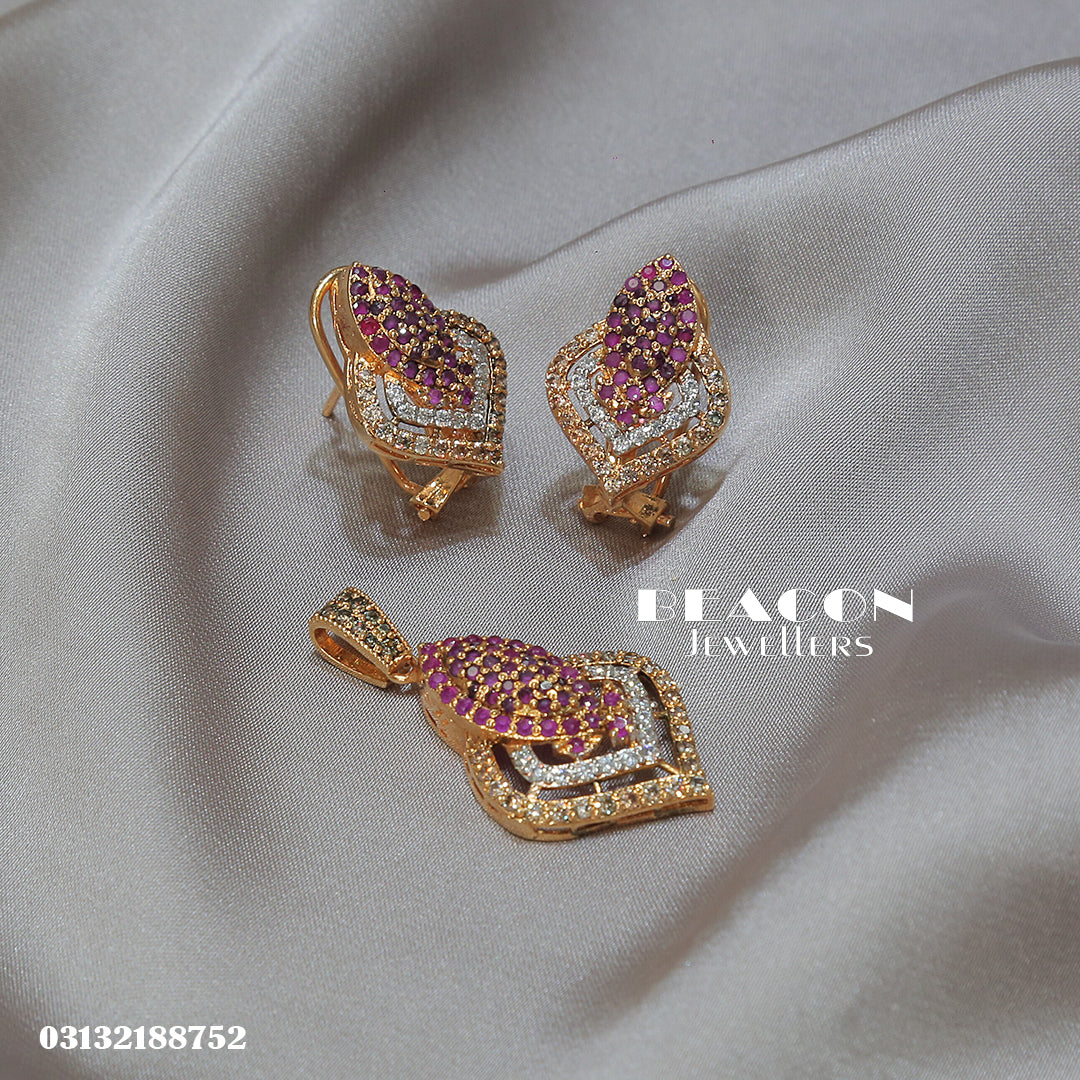 Locket and Earrings 20