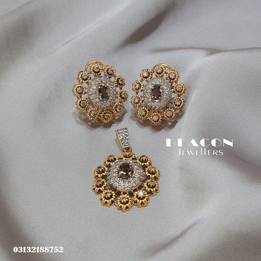Locket and Earrings 08