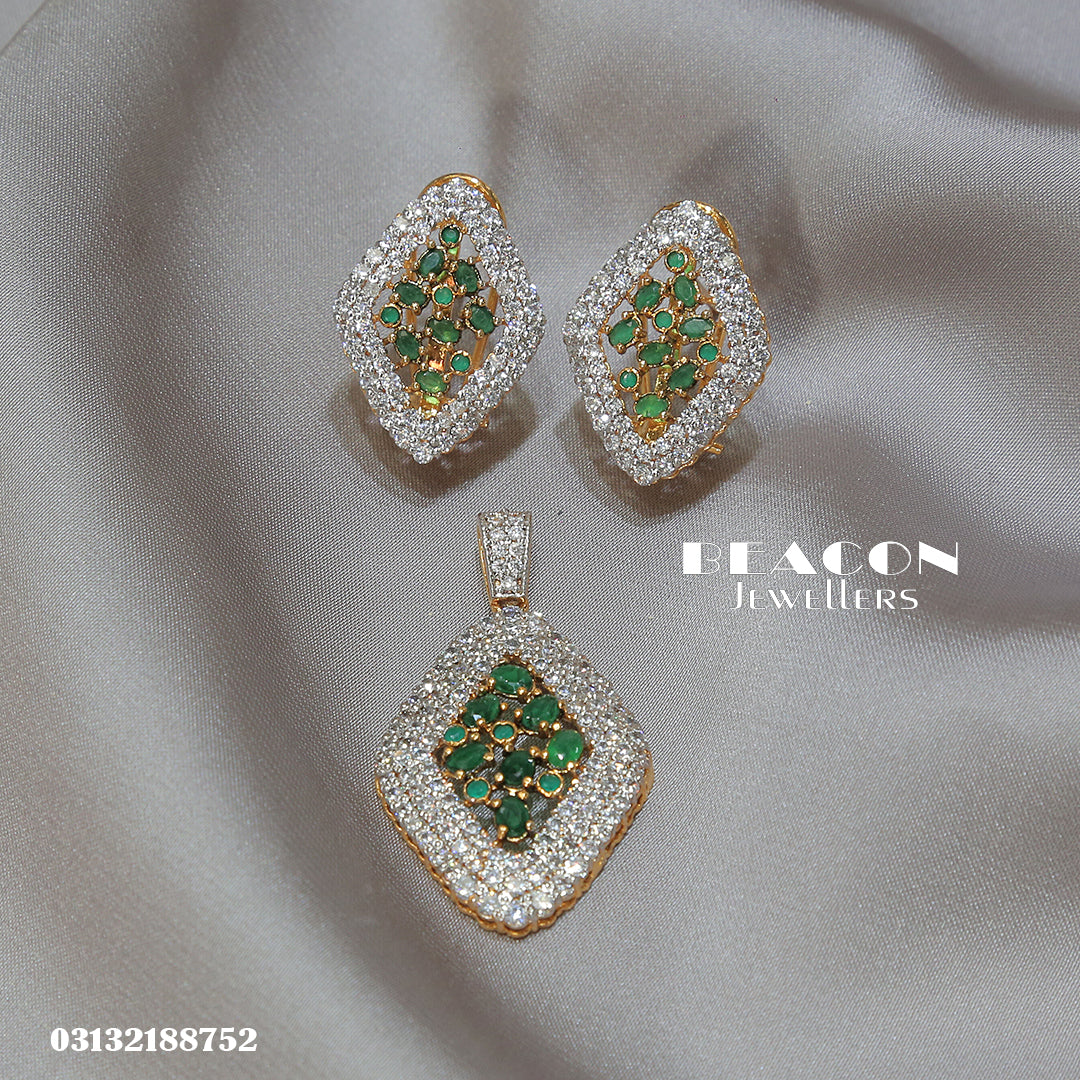 Locket and Earrings 09