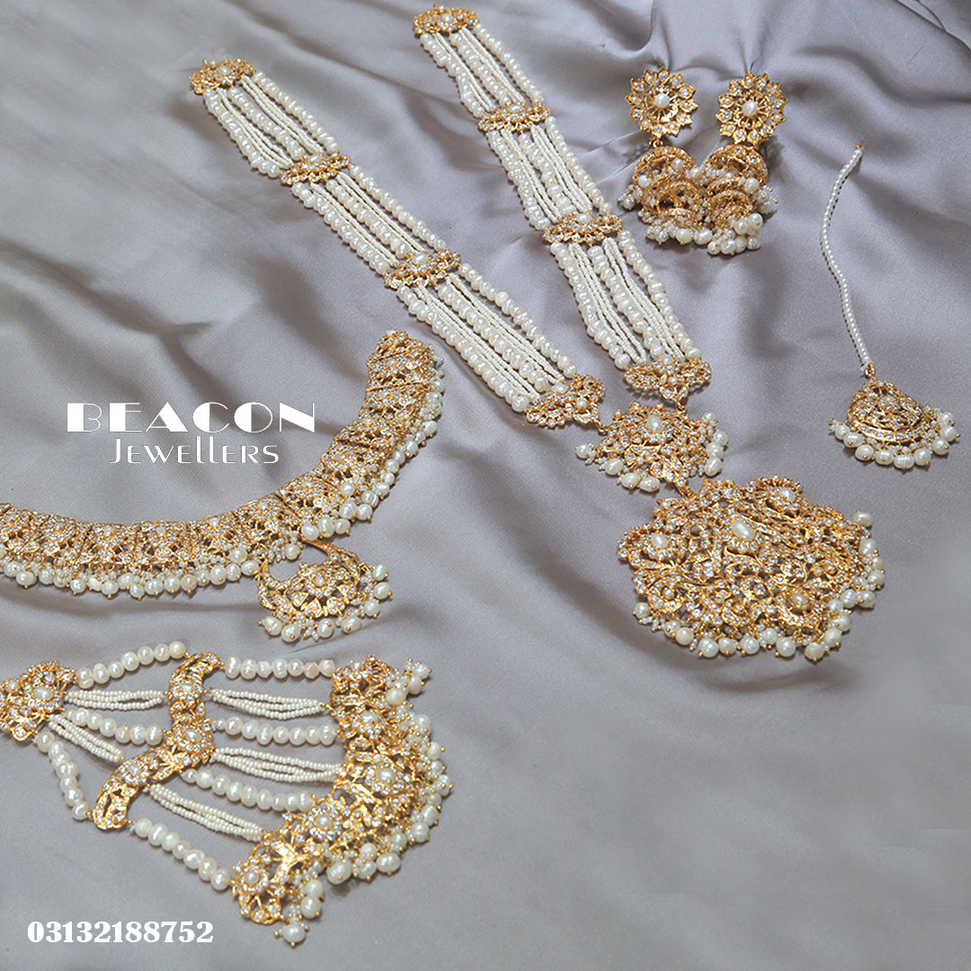 Choker Set  Mala TikaJhoomer and Earrings