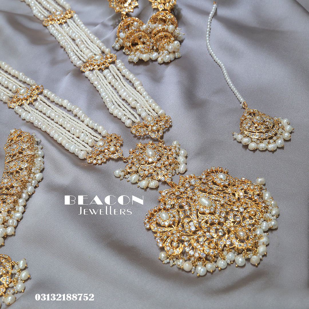 Choker Set  Mala TikaJhoomer and Earrings