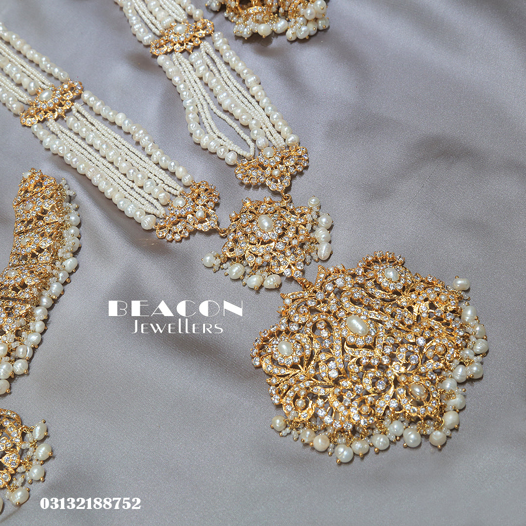 Choker Set  Mala TikaJhoomer and Earrings