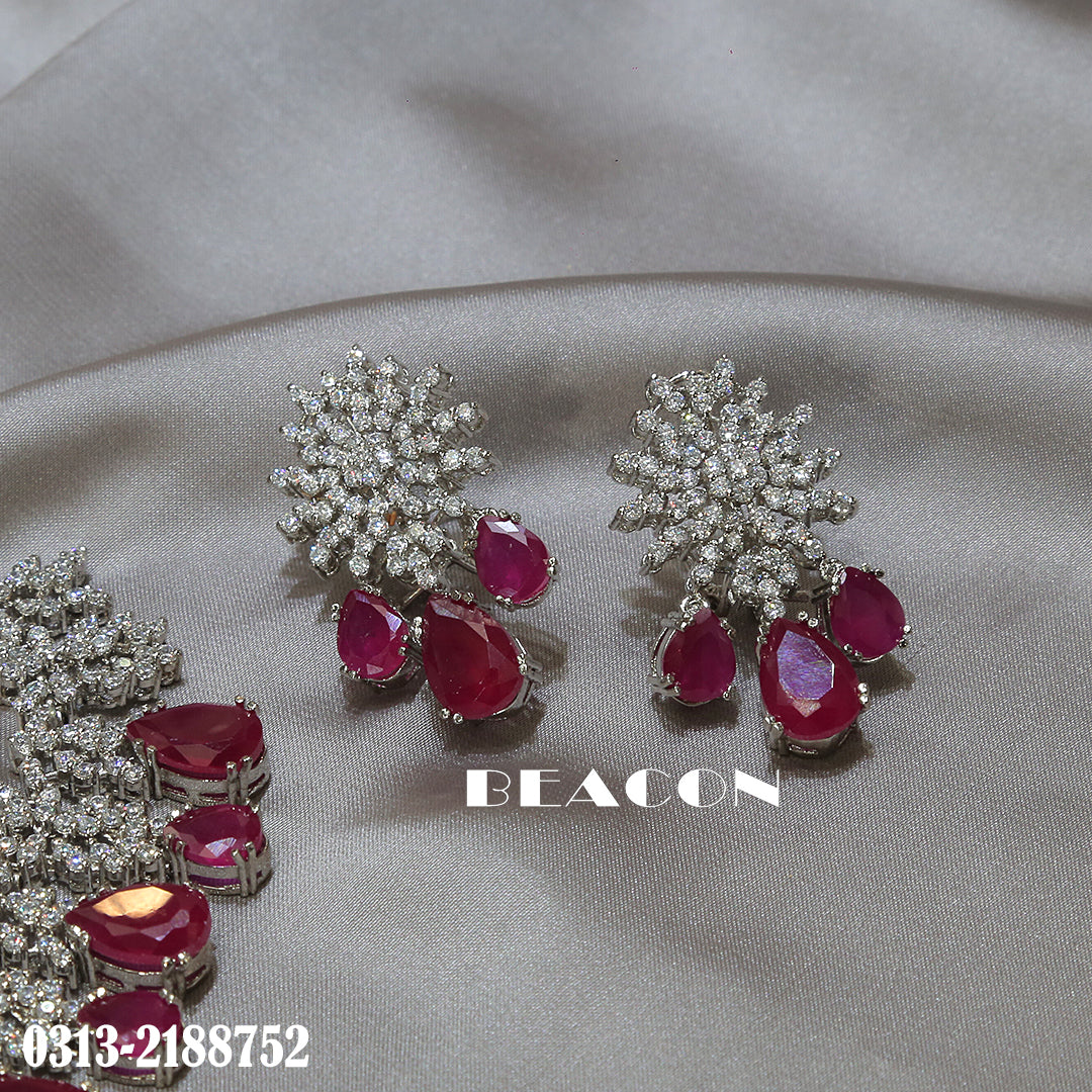 Necklace Set With Earrings