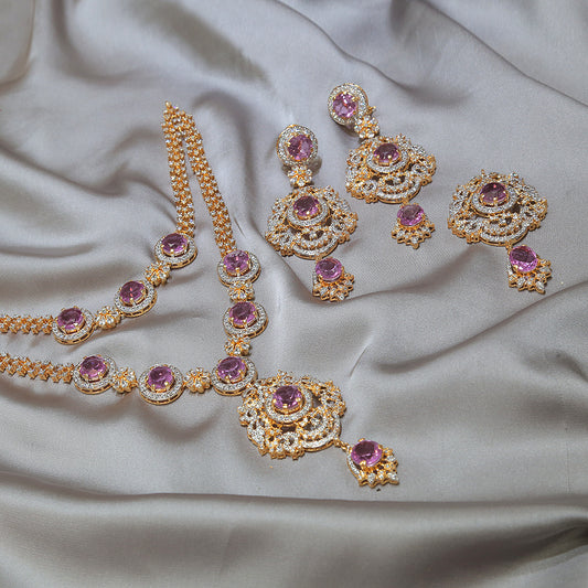 Necklace Set With Tika Earrings