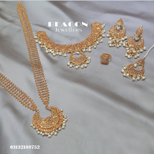 Necklace Set With Mala Earrings Tika