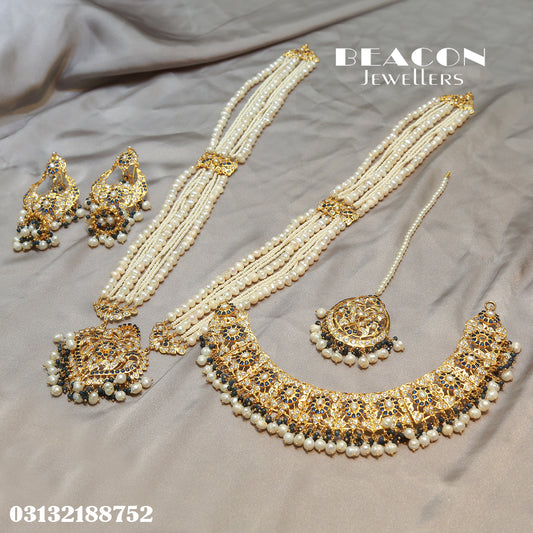 Choker Set With Mala Tika   Earrings
