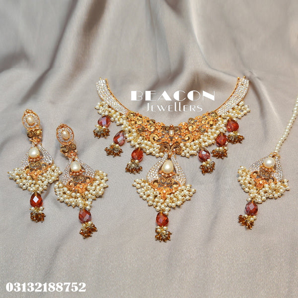 Necklace Set WIth Earrings Tika