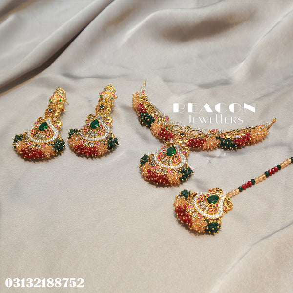 Necklace Set With Earrings Tika