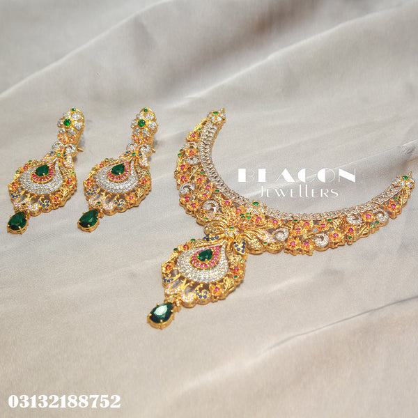 Necklace Set With Earrings