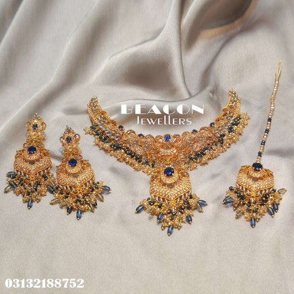 Necklace Set With Tika Earring