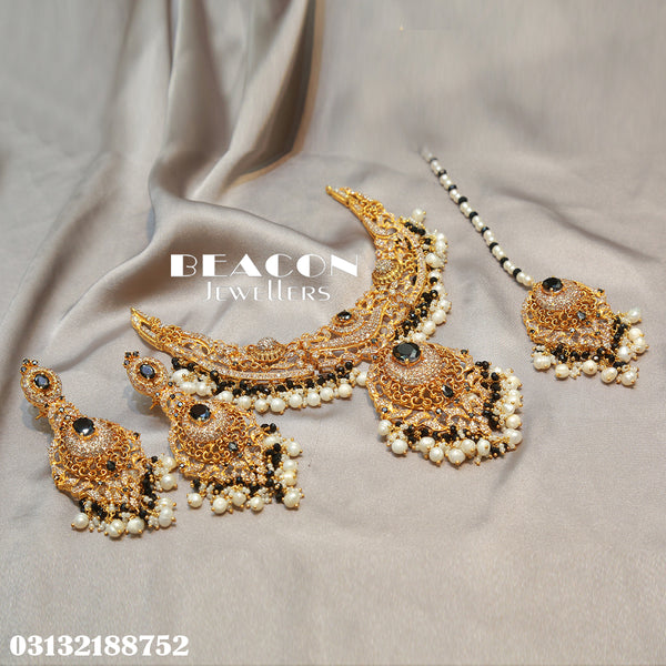 Necklace Set With Tika Earrings