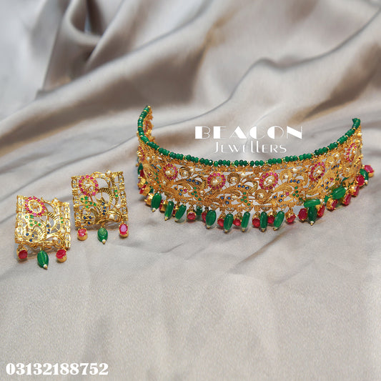 Choker With Earrings