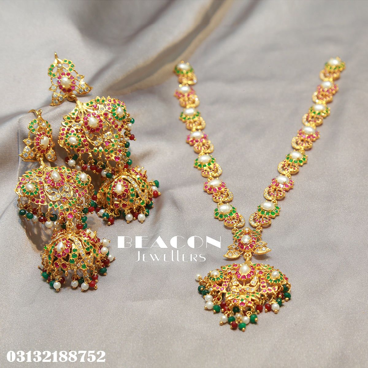 Necklace  Set With Earrings