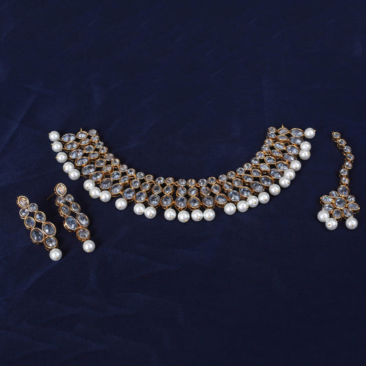 Necklace Set with Earrings , Tika
